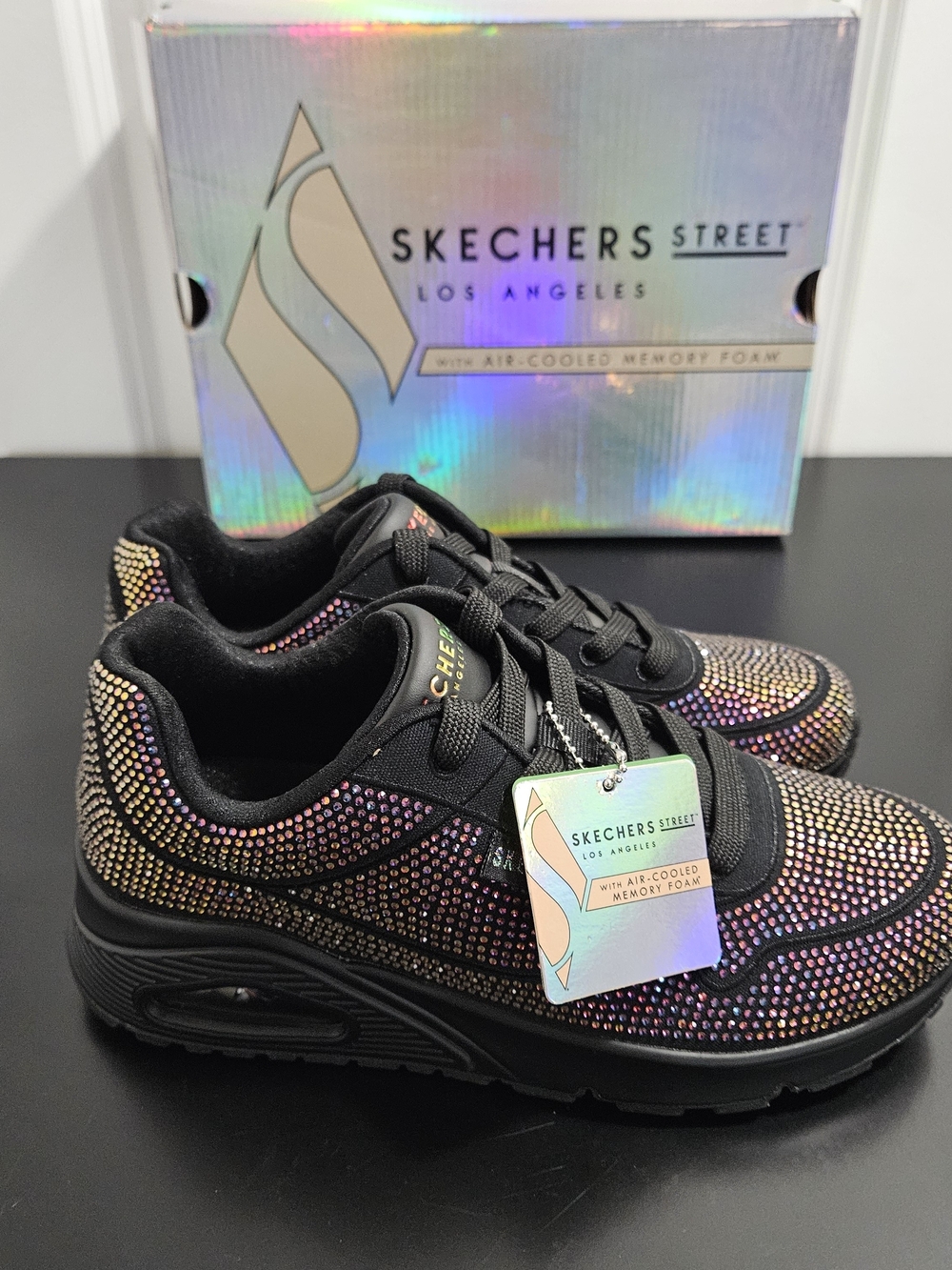 NIB Women's Skechers Uno Sneakers-Disco Rave Size 6M
